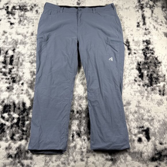 Eddie Bauer First Ascent Pants Womens Size 20W Gray Performance Outdoors Camp - Picture 1 of 15